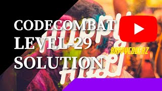 CODE COMBAT LEVEL - 29 VILLAGE ROVER FULL SOLUTION PYTHON
