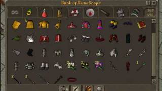 Runescape - Xxphatmagexx 's bank Video 3 with live commentary