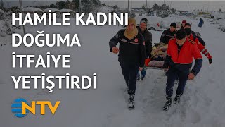 @NTV Ambulans kara saplanınca itfaiye yardıma koştu