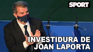 JOAN LAPORTA 🔵🔴 INVESTIDURA COMO NUEVO PRESIDENTE DEL FC BARCELONA