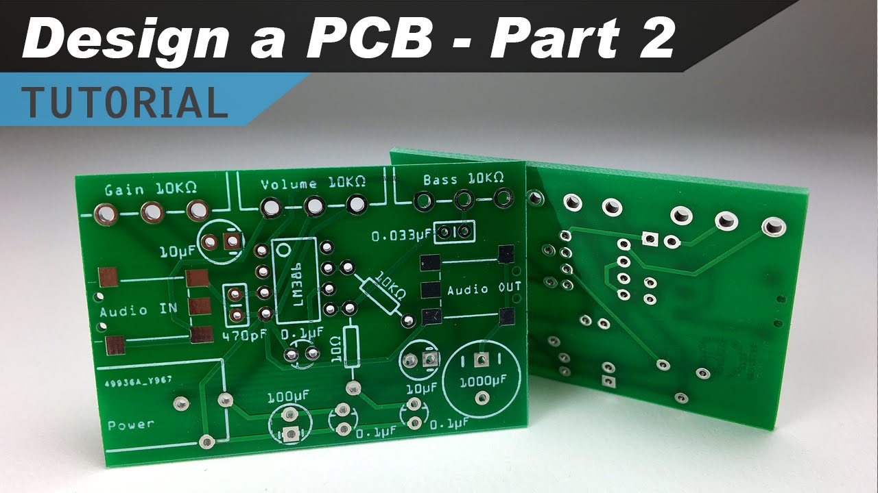 How To Make A Custom PCB - Part 2 - Making The PCB - YouTube