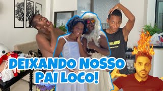 DIÁRIO DE FAMÍLIA: DEIXANDO NOSSO PAI DE CABELO BRANCO! 😂 #renanbarbosa #familia #humor