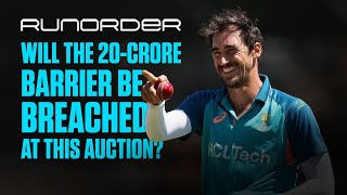 Runorder: Will the 20 crore mark be breached at the IPL Auction 2024?
