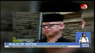 The high court temporarily stops ousting of nominated senator Isaac Mwaura