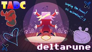 LOOPING THE ROOMS ❤️🎪 TADC x DELTARUNE OC animation!