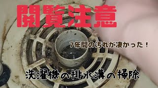 洗濯機の排水溝掃除／ズボラ／捨て活／４０代主婦／３人の子持ち／フルタイムパート