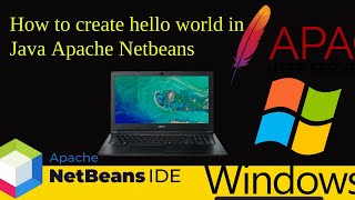 How to create hello world in Java Apache Netbeans