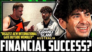 AEW Tony Khan Says Grand Slam Australia Is LARGEST INTERNATIONAL GATE? | WWE NXT 801,000 Viewers