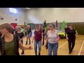 Listen To My Heart  --  Line Dance Demonstration with Maggie Gallagher in France