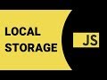 How to use Local Storage with JavaScript in the Browser