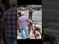 That moment when a tank is blocking the bike lane