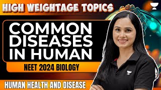 HUMAN HEALTH AND DISEASE | Common Diseases in Humans | NEET 2024 | Gargi
