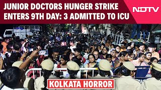 Kolkata Doctor Case | Junior Doctors Hunger Strike Enters 9th Day: 3 Admitted To ICU