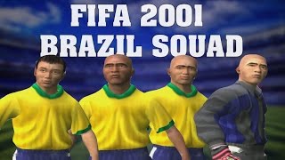 Fifa 2001 Brazil Squads & Faces
