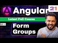 Angular 21 tutorial in Hindi #43 Reactive Forms – FormGroup Explained with Example #angular21