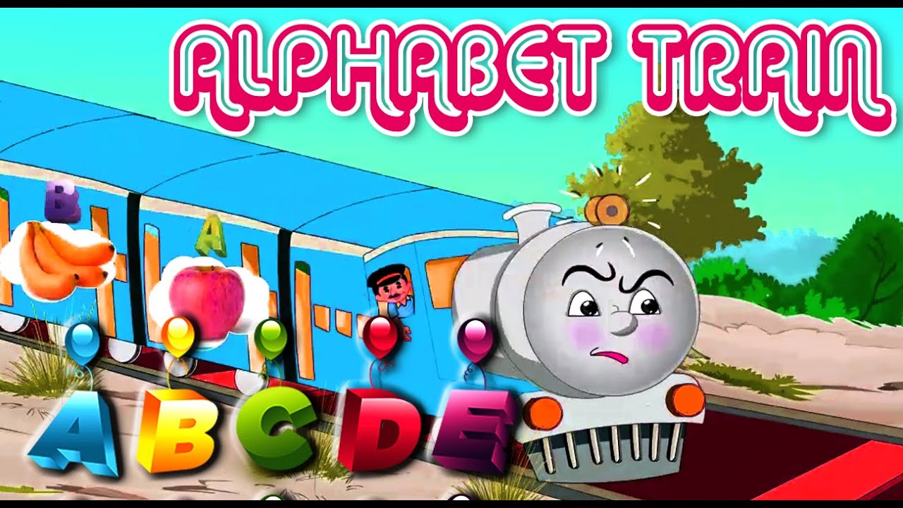 Abc Songs For Children | Train 3d Songs | Abc Alphabet Songs For ...