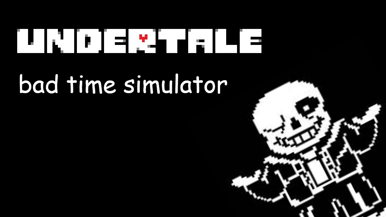 Undertale- Sans Fight [Bad Time Simulator] - YouTube