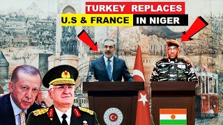 NIGER. TURKISH DEFENSE MINISTER ARRIVED IN NIAMEY AS THEY SIGN TO REPLACE FRANCE \u0026 US IN SECURITY.