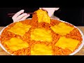 ASMR SPICY RAMEN CHEESY CARBO FIRE NOODLES RECIPE COOKING MUKBANG 치즈 까르보불닭볶음면 먹방 EATING SOUNDS