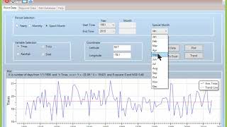 Monitor of global warming by Tmax of CRU dataset