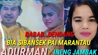 LINGGO GENI..DENDANG RABAB PASISIA..BIA SIBANSEK PAI MARANTAU...VOCAL..ADURMAN..INENG JAMBAK