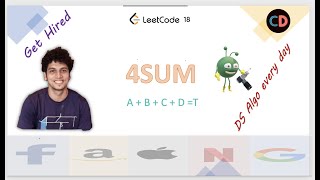 4SUM | Leetcode 18 | Live coding session