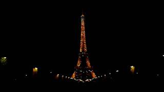 Shining Eiffel Tower.