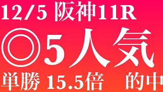 【競馬予想】12/28 阪神編　ベテルギウスステークス