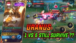 URANUS VS 5 HERO STILL SURVIVE?? | USED REVITALIZE - Top Global Uranus