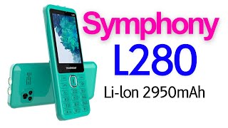 Symphony Mobile Phone-L280 - Powerful Torch Light, 2.8-inch Display, 2950mAH battery | Symphony L280