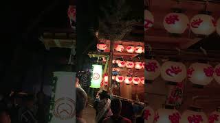 息神社秋祭り（田端　大太鼓）