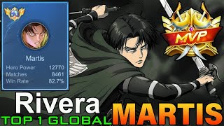 Martis 8,400+ Matches 82.7% Win Rate Gameplay - Top 1 Global Martis By Rivera | MOBILE LEGEND.