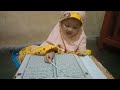 Devi Almanisa Azni Belajar Membaca Alqur'an