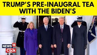 Trump Inauguration 2025 | Trump Arrives At White House For Tea With Joe Biden | Trump News | N18G