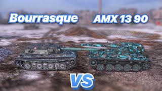 НА ЗАБИВ#91 | БУРАСИК против ДЕВЯНОСТИКА | B-C Bourrasque VS AMX 13 90 | WoT Blitz | Zlobina Liza