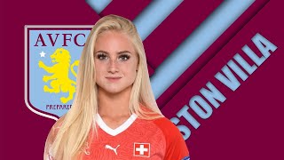 Alisha Lehmann training with Aston Villa