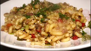 MINCED BEEF MACARONI |Beef Macaroni Recipe | Quick Dinner Idea |Easy and Delicious