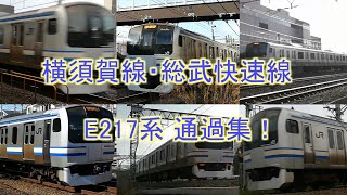 【50連発！】E217系 横須賀線・総武快速線 通過集！