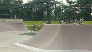 Taiwan BMX rider KEN 陳翰堃 2007全國極限排名高雄站 run2