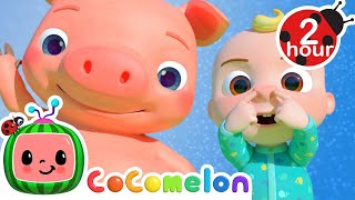 JJ's Animal Dance Song 🐷 +More CoComelon Nursery Rhymes and Kids Songs | Learn Animals | ABCs 123s