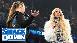Charlotte Flair vows to make Ronda Rousey tap by night’s end: SmackDown, March 11, 2022