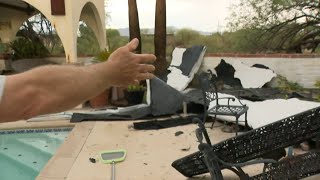 One resident says the house he's owned for more than 2 years became unrecognizable in minutes