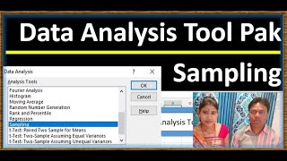 data analysis toolpack sampling | How to generate a Random Sample of Data Values | excel