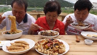 짜장면,짬뽕,탕수육,군만두!!(Jjajangmyeon, Jjambbong, Tangsuyuk, Fried dumpling) 요리\u0026먹방!! - Mukbang eating show