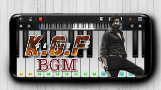 KGF 2 - Toofan Mass BGM | Easy Piano Tutorial | Piano Notes | Perfect Piano