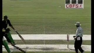 Inzamam ul Haq interesting run out - India vs Pakistan