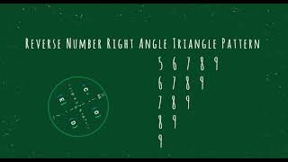 57 Number Right Angle Triangle Pattern without any pre-defined method using while loop in Python