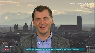 Schaltgespräch mit Daniel Gerlach zum Weltrisikobericht des Weltwirtschaftsforums am 24.01.19