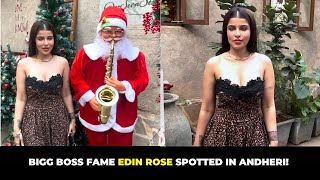 Bigg Boss Fame Edin Rose Spotted in Andheri!