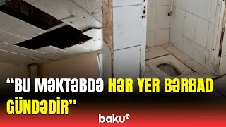 Neçə ildir ki, bu vəziyyətdəyik | Xırdalandakı məktəb niyə təmir edilmir?